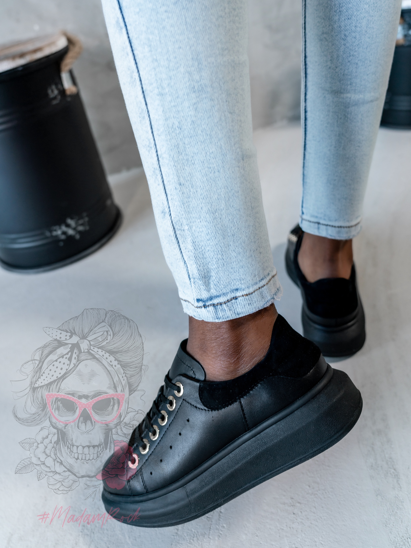 - WYPRZEDANE - Buty sportowe Casuall Rock czarne