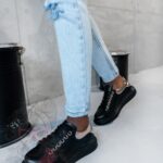 - WYPRZEDANE - Buty sportowe Casuall Rock czarno-złote