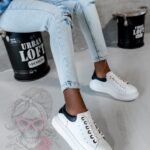 - WYPRZEDANE - Buty sportowe Casuall Rock biało-czarne