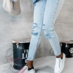 - WYPRZEDANE - Buty sportowe Casuall Rock biało-czarne