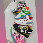 - WYPRZEDANE - Buty sportowe Rock Colorido biało-czerwone