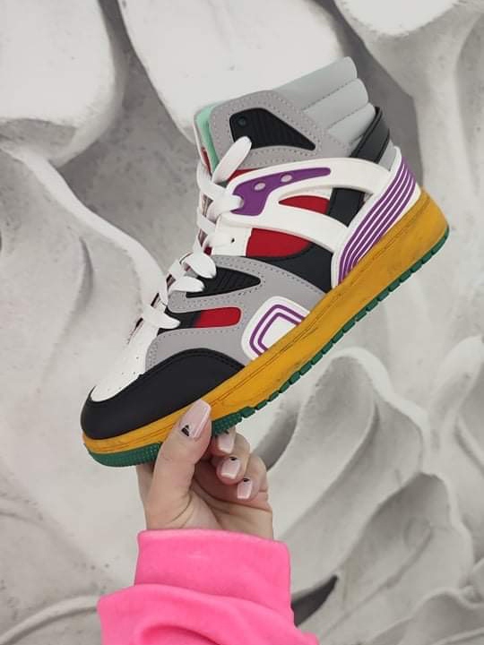 - WYPRZEDANE - Buty sportowe Rock Colorido szare