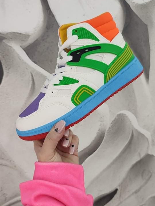 - WYPRZEDANE - Buty sportowe Rock Colorido zielone