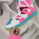 - WYPRZEDANE - Buty sportowe Rock Colorido neon fuksja