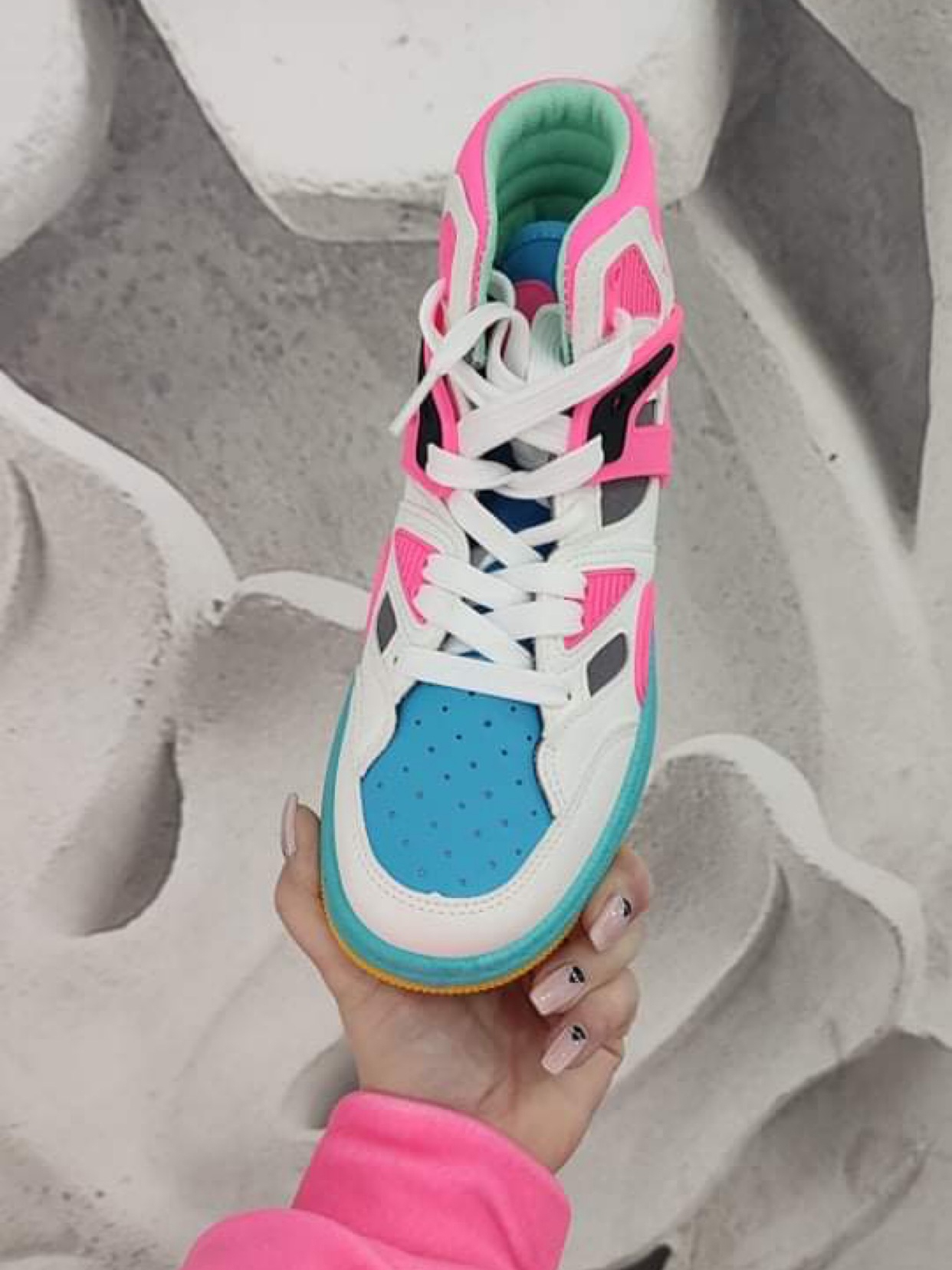 - WYPRZEDANE - Buty sportowe Rock Colorido neon fuksja - WYPRZEDANE - Buty sportowe Rock Colorido neon fuksja