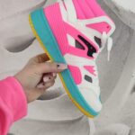 - WYPRZEDANE - Buty sportowe Rock Colorido neon fuksja