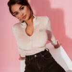 Body welurowe z zipem Alania beżowe