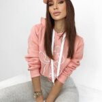 -wyprzedane-Bluza z kapturem Disney Mouse pudrowa