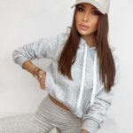 -wyprzedane-Bluza z kapturem Disney Mouse j.szara