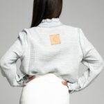 Koszula elegancka muślinowa Leya szara