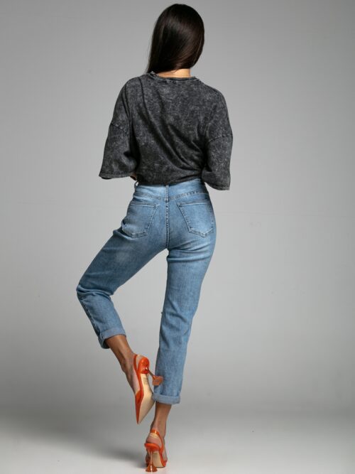 Spodnie jeansowe Hello niebieskie