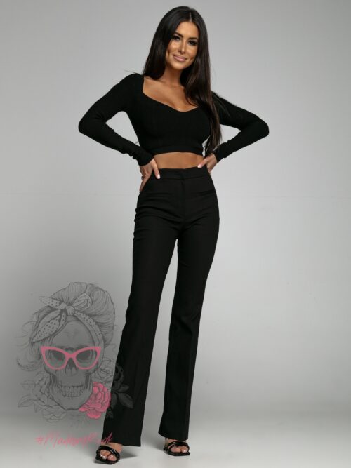 Bluzka bandażowa Raflo czarna