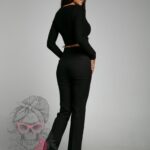 Bluzka bandażowa Raflo czarna