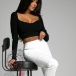 Bluzka bandażowa Raflo czarna