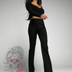 Spodnie eleganckie Auguto czarne