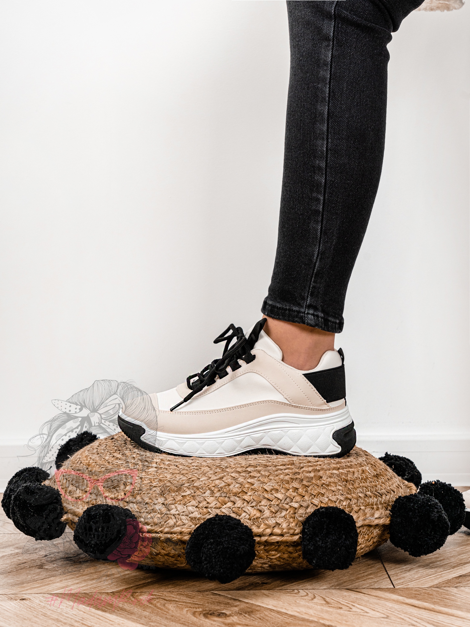 -wyprzedane- Buty sportowe Madam Osslo beżowe -wyprzedane- Buty sportowe Madam Osslo beżowe