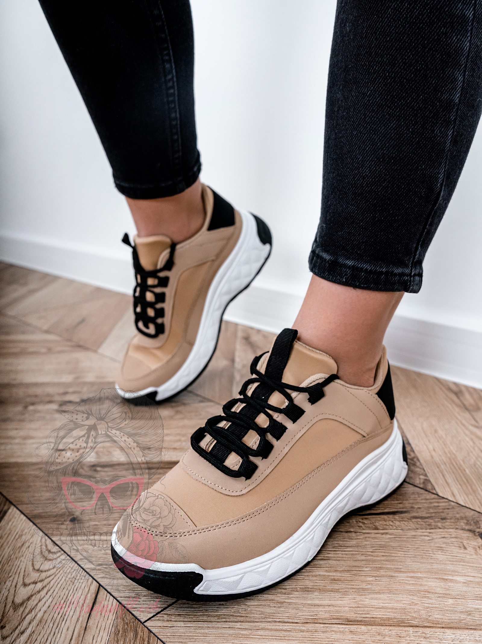 Buty sportowe Madam Osslo c. beżowe