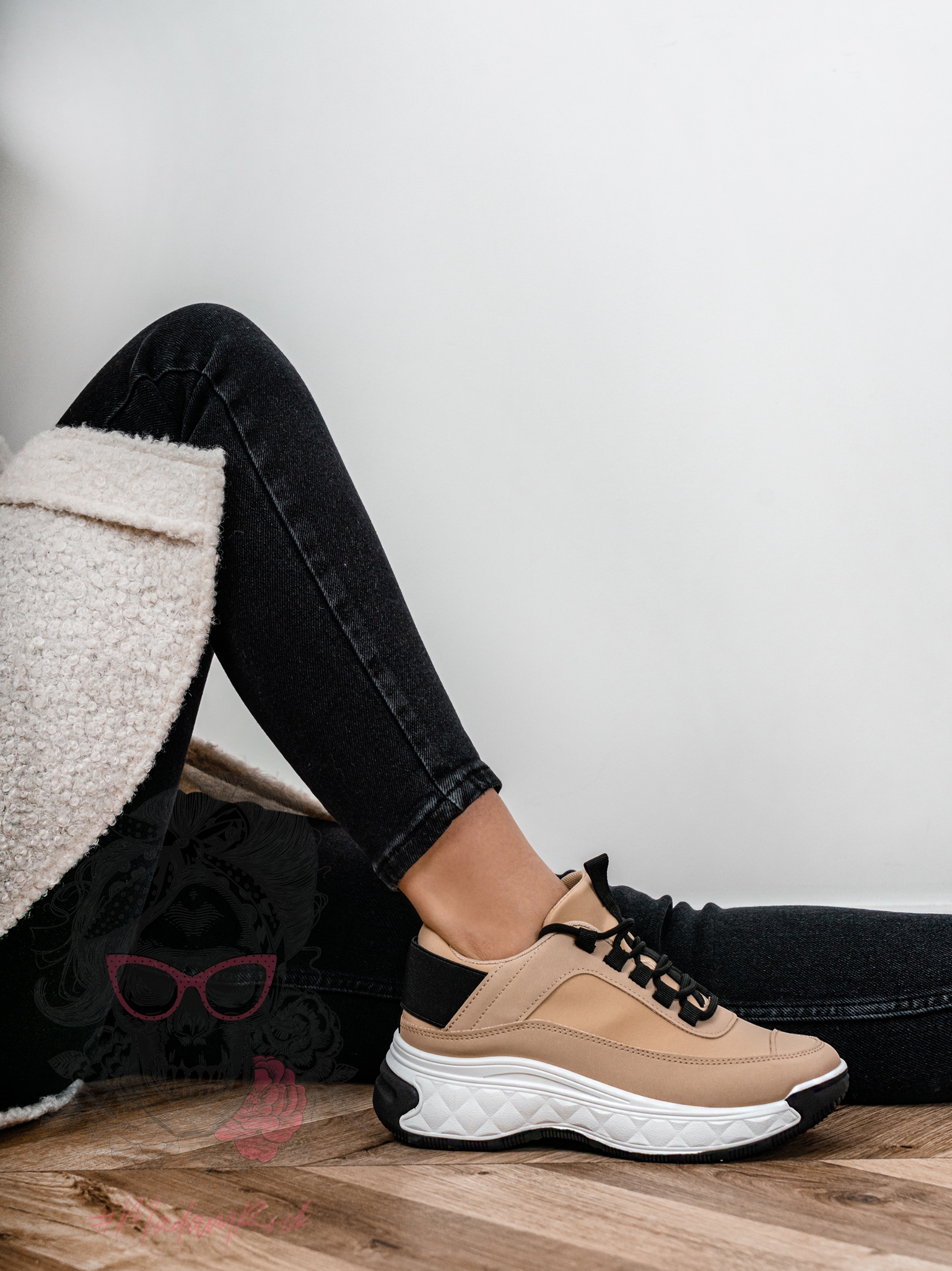 Buty sportowe Madam Osslo c. beżowe Buty sportowe Madam Osslo c. beżowe