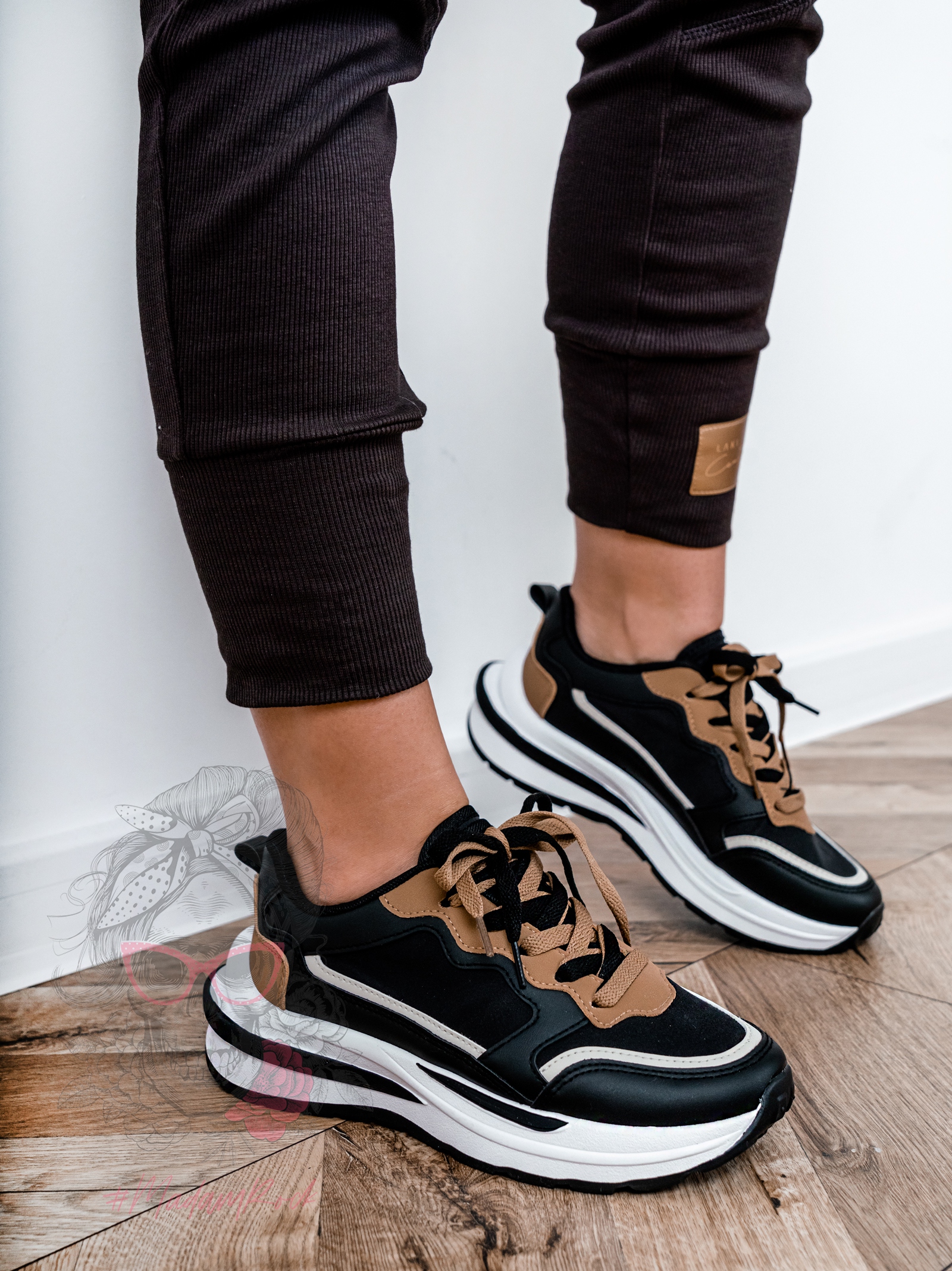 Buty sportowe Madam Vicet czarne Buty sportowe Madam Vicet czarne