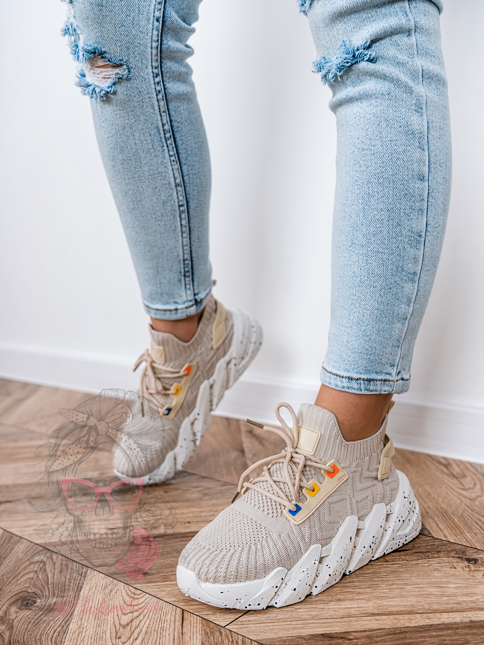 Buty sportowe Madam Codeco beżowe