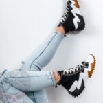 Trampki za kostkę Madam Lefo czarne