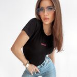 Body bawełniane Loose czarne