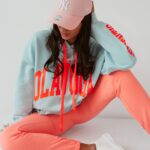 Bluza oversize z kapturem Big Olv miętowa