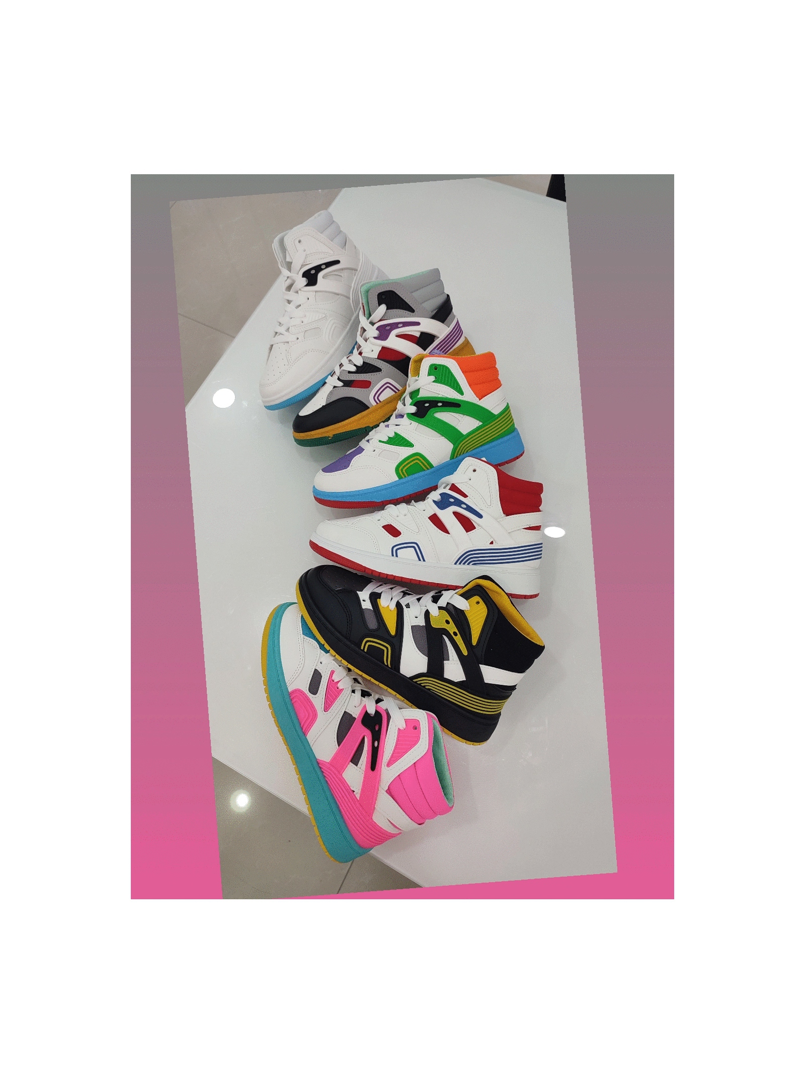 - WYPRZEDANE - Buty sportowe Rock Colorido czarne