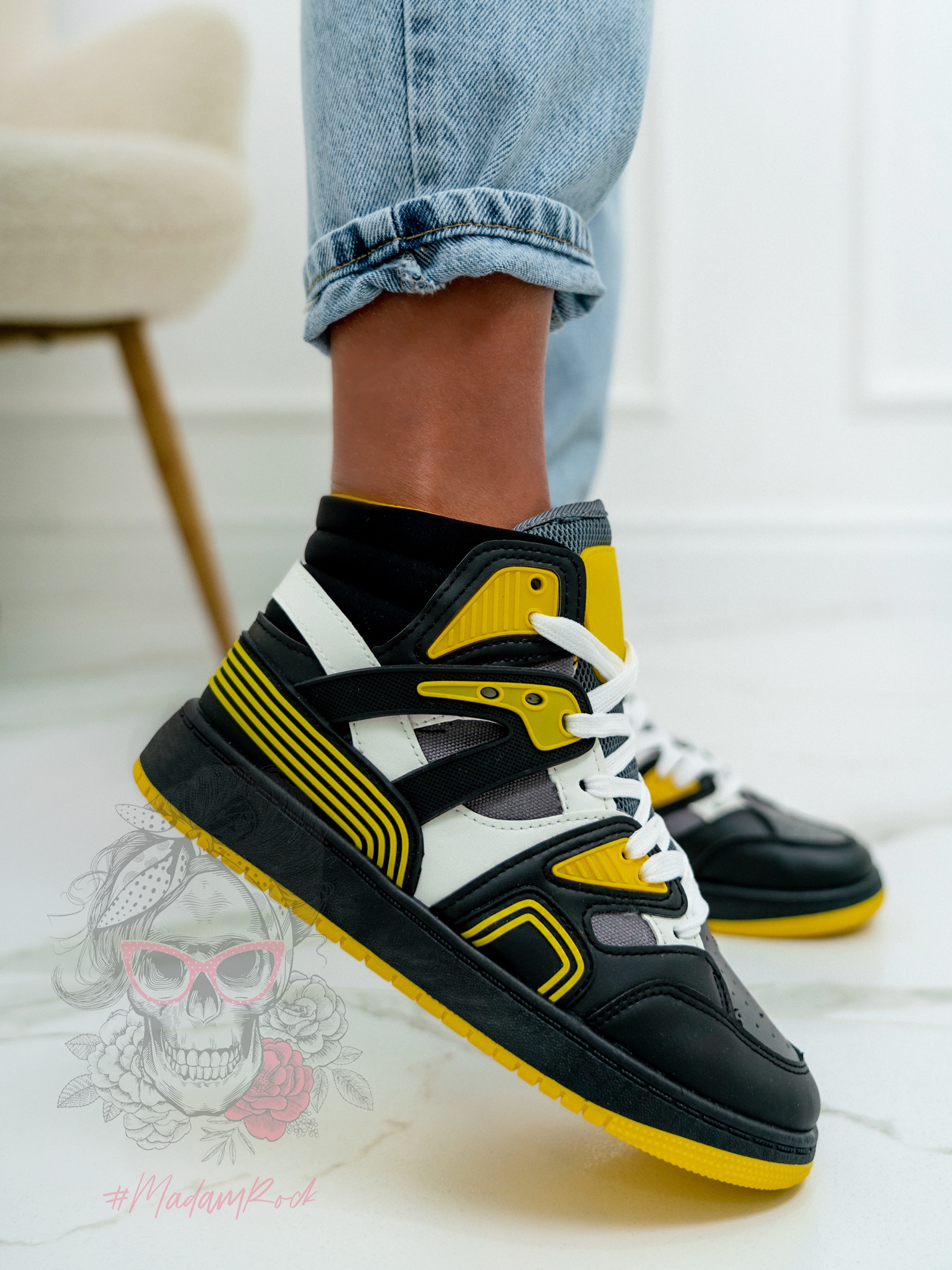 -WYPRZEDANE-Buty sportowe Rock Colorido czarne