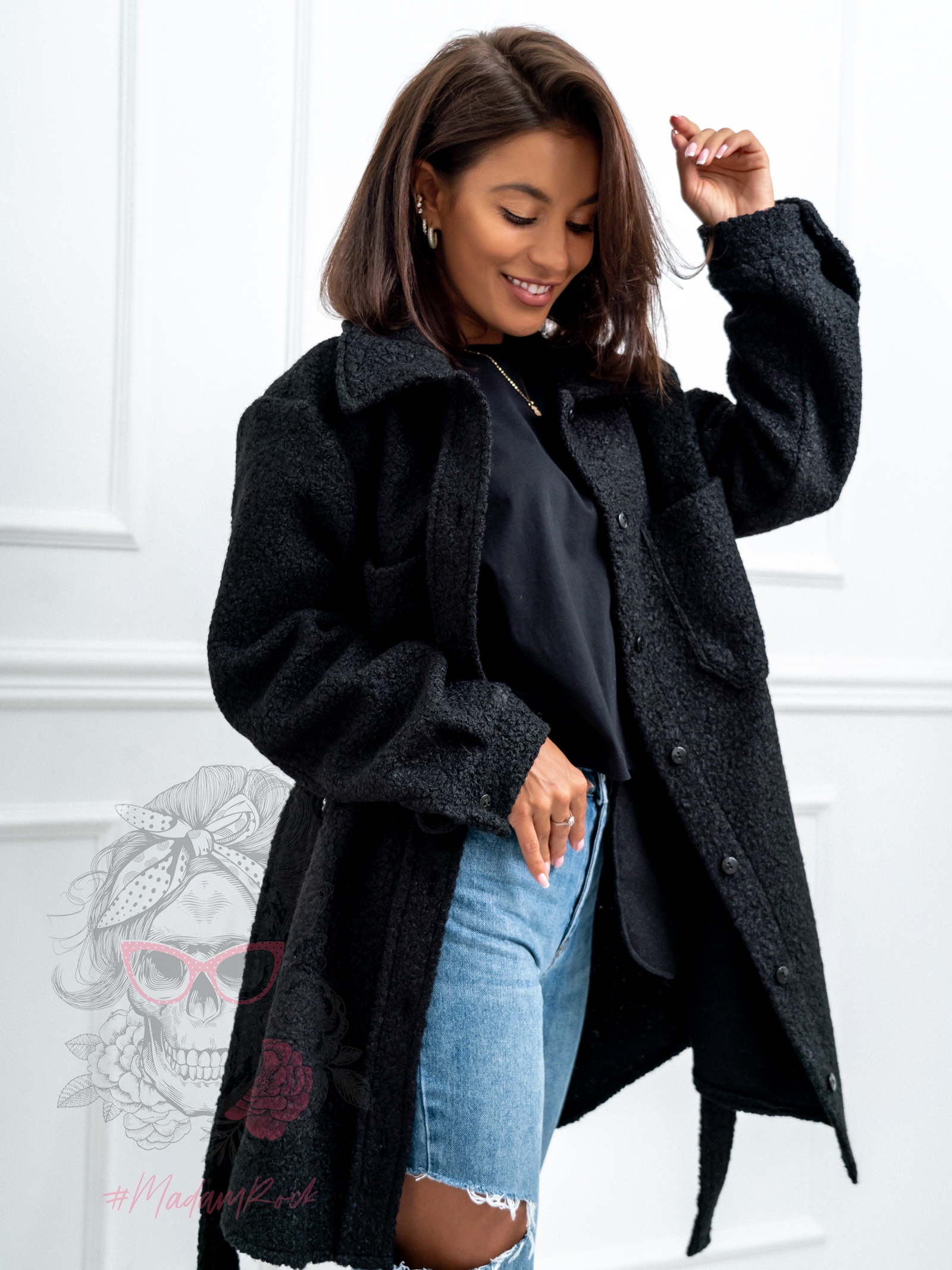 Kurtka koszulowa Vegas Ola Voga czarna