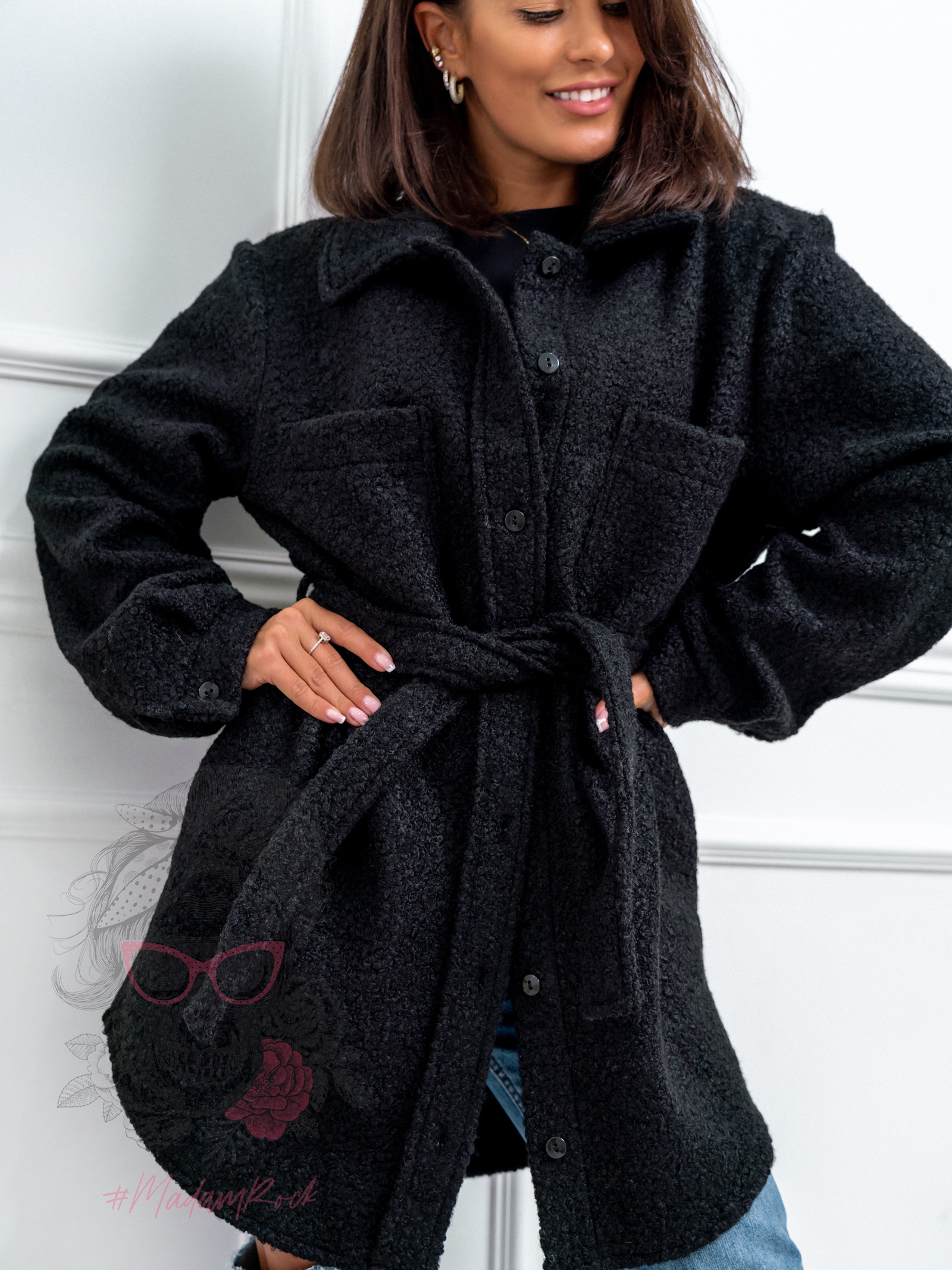 Kurtka koszulowa Vegas Ola Voga czarna