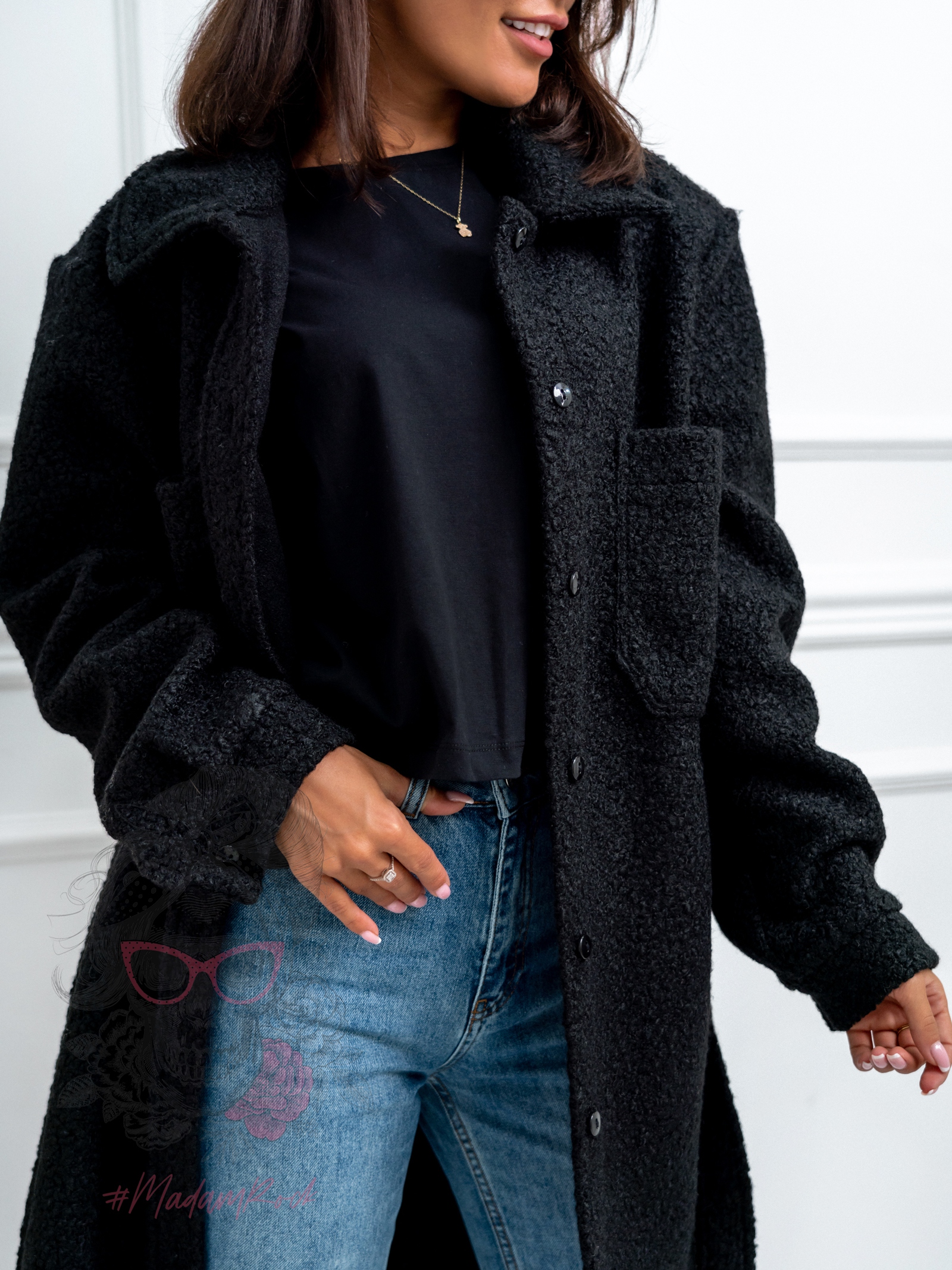 Kurtka koszulowa Vegas Ola Voga czarna