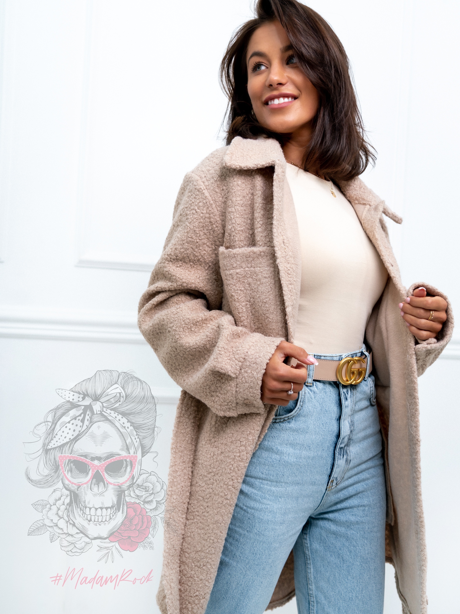 Kurtka koszulowa Vegas Ola Voga beżowa