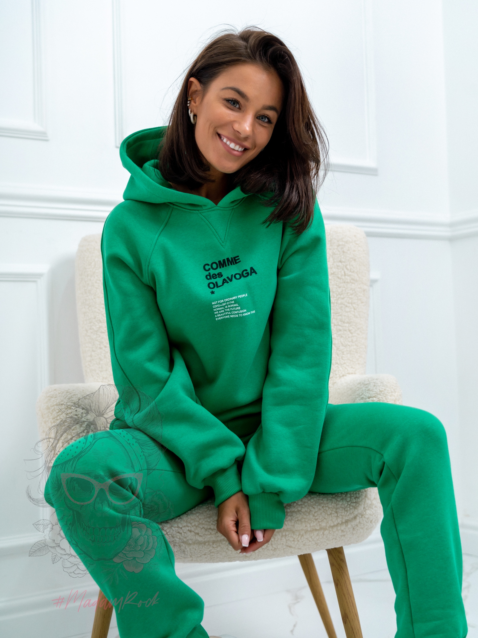 Komplet Street Look Woman Ola Voga zielony Komplet Street Look Woman Ola Voga zielony