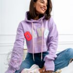 Bluza bawełniana Kimi Ola Voga lila