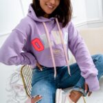 Bluza bawełniana Kimi Ola Voga lila