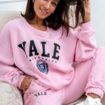 Komplet bawełniany Yale Ola Voga pudrowy