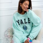 Komplet bawełniany Yale Ola Voga miętowy