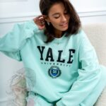 Komplet bawełniany Yale Ola Voga miętowy