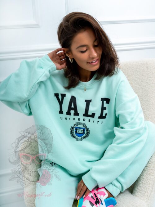 Komplet bawełniany Yale Ola Voga miętowy