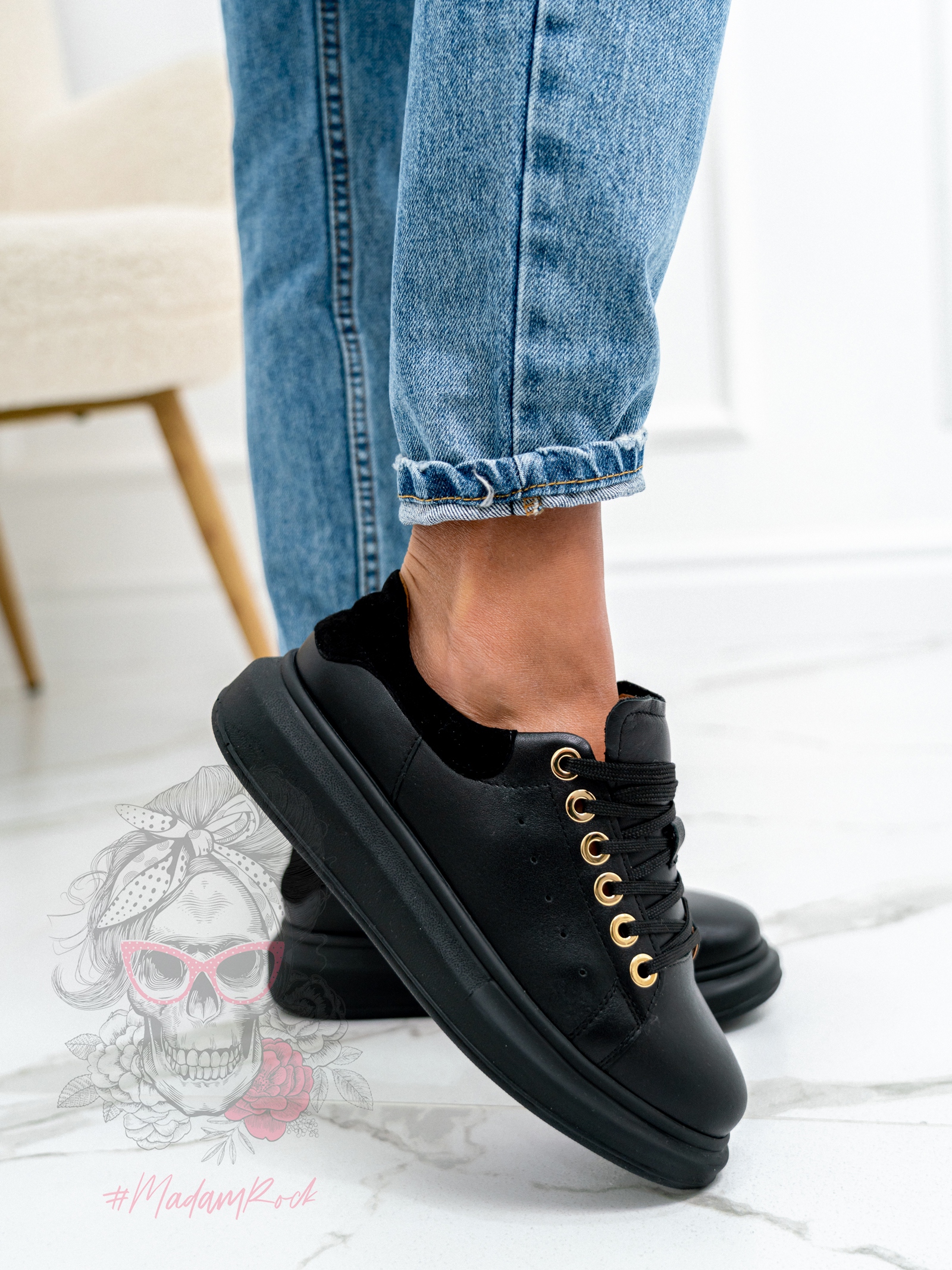 Buty sportowe Casuall Rock czarne