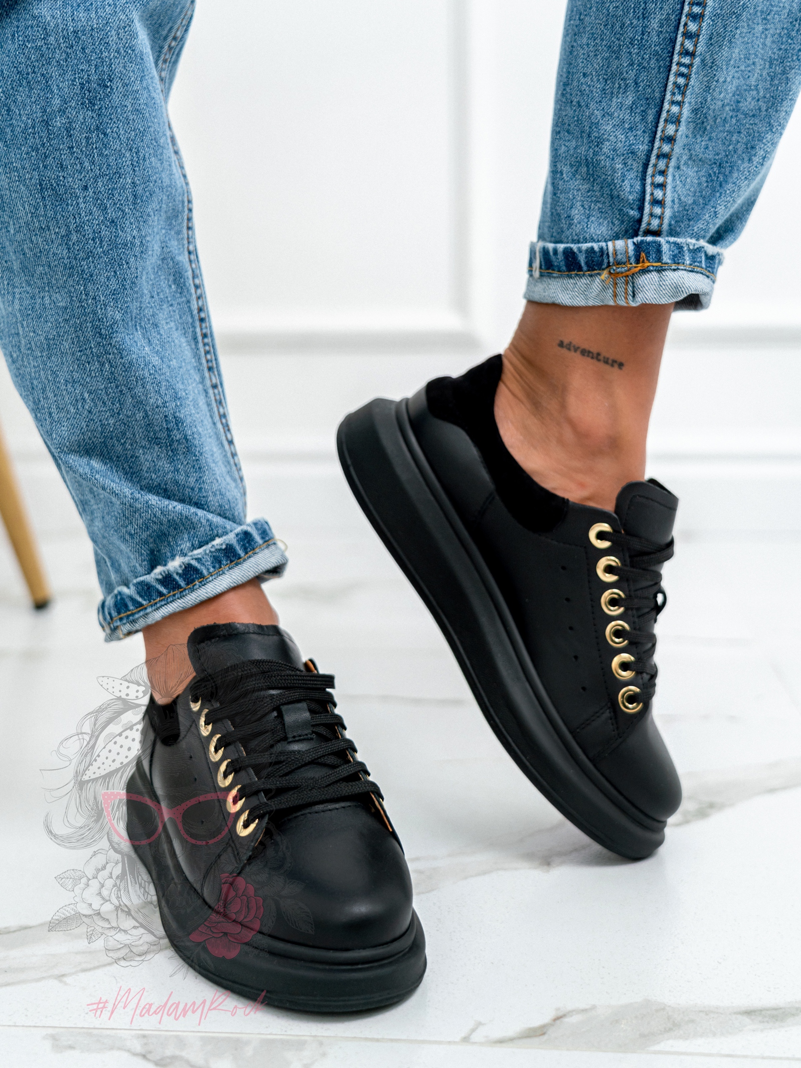 Buty sportowe Casuall Rock czarne