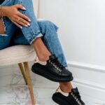 Buty sportowe Casuall Rock czarno-złote