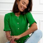 Sweterek wiosenny Maliso zielony