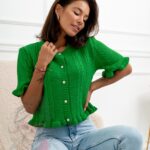 Sweterek wiosenny Maliso zielony