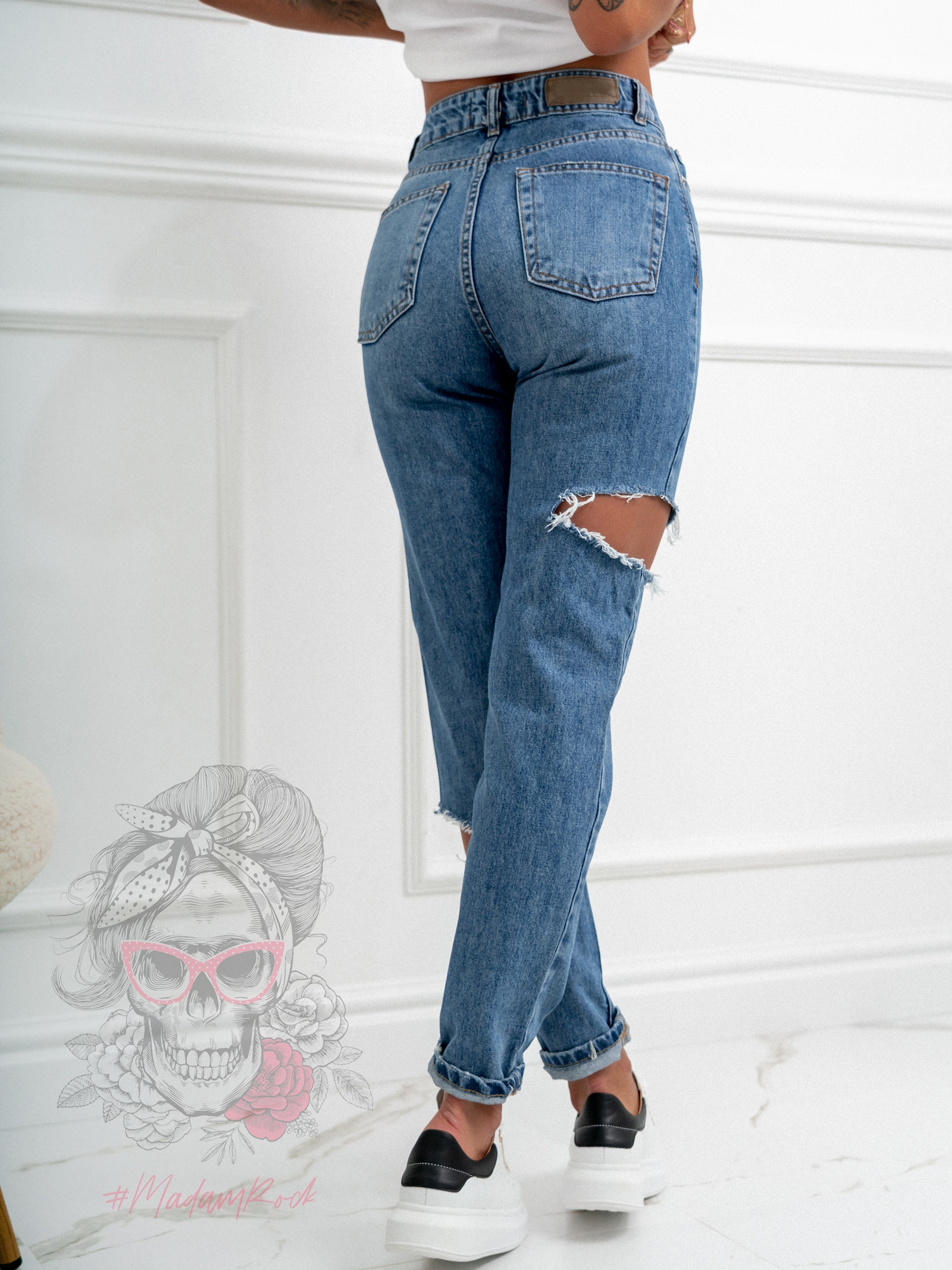 Spodnie jeansowe Underground niebieskie Spodnie jeansowe Underground niebieskie