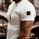 T-shirt męski Nice Cut O'la Voga biały