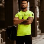 T-shirt męski Nice Cut O'la Voga limonkowy