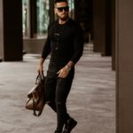 Bluzka męska Simple Look O'la Voga czarna