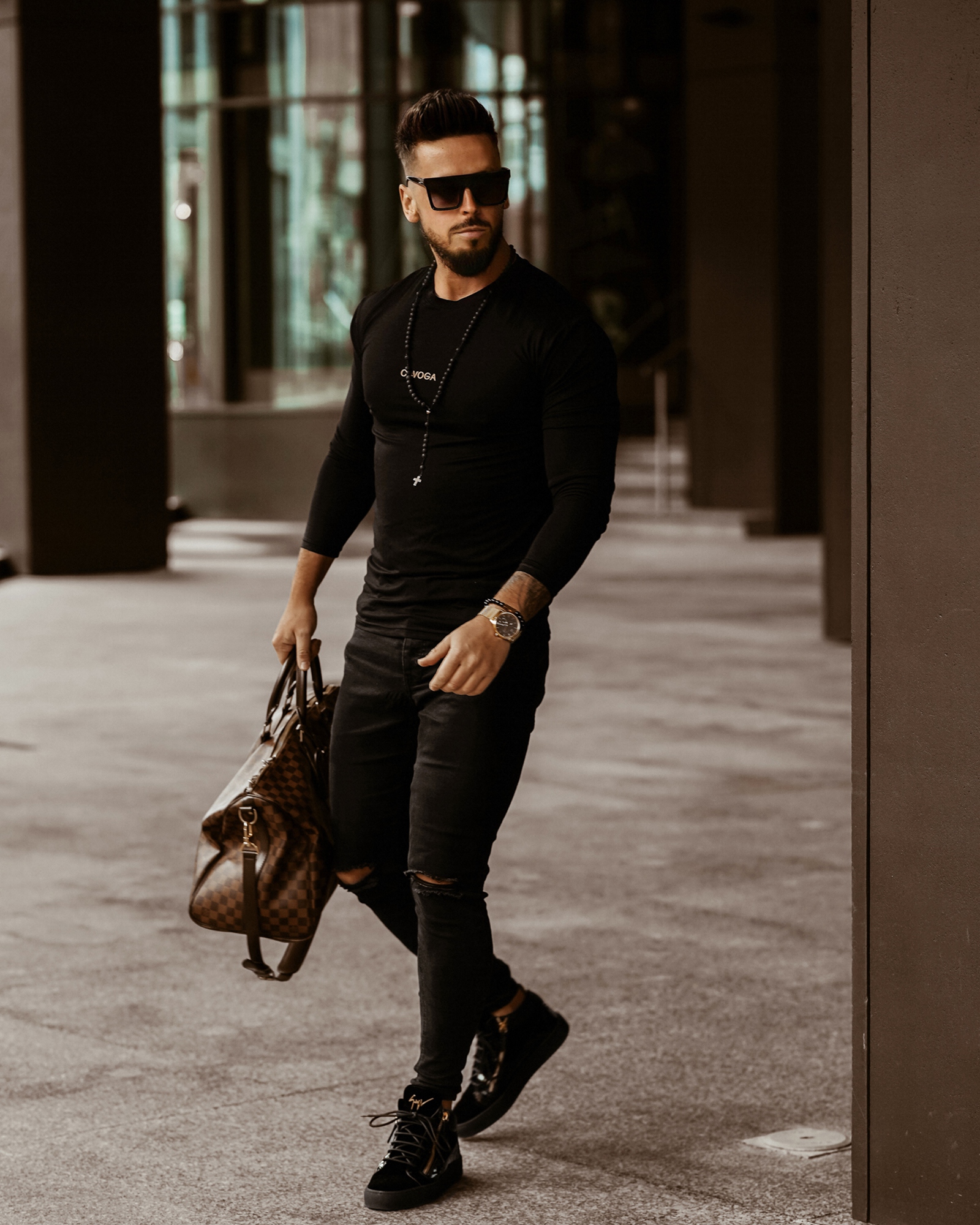 Bluzka męska Simple Look O'la Voga czarna